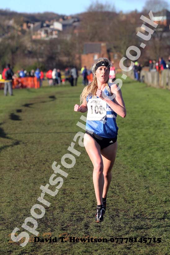 108A Womens race, Durham Cathedral Cross Country Relays.